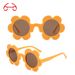 Two Rings Metal Hinge 43 Colors Sunflower Sunglasses Adult Style 6 Petal Flower Street Shot Cute Sunglasses_viptrois.com