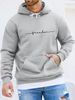 Men's Autumn And Winter Casual Fashionable Loose Hooded Sweatshirt With Freedom Letter Print Warm Long Sleeved Pullover_viptrois.com