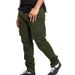 Men's Summer New Loose Workwear Pants Drawstring Multi-Pocket Straight Leg Pants_viptrois.com