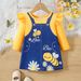 Kids' Clothing Infant Long Sleeved Printed Dress_viptrois.com