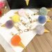 Bag Charm Pearl Ice Cream Keychain Cute Plush Couple Bag Pendant Car Keychain School Bag Pendant Accessories Gift_viptrois.com