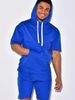 Men's Clothing Casual Sports Shorts Suit Solid Color Two Piece Suit_viptrois.com