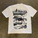 American Letter Cotton 230g Short T-Shirt Men's Summer Ins Printed Half Sleeve Top High Street Style_viptrois.com
