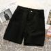 Men's Clothing Denim Loose Straight Simple Shorts Washed Retro Casual Shorts_viptrois.com
