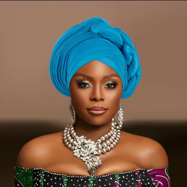 Women's Scarves New Fashion Layered Braided Hat Nigerian Wedding Fashion Baotou Hat_viptrois.com