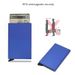 Passport Covers & Wallets Metal Automatic Pop Up Card Holder Men's And Women's Card Holder Anti Theft Card Holder Anti Demagnetization Card Box Stall_viptrois.com