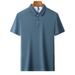 2025 New Summer New High-End Pure Polo Shirt Casual Comfortable Trendy Brand Embroidered Full Cotton Turn-Down Collar Men's_viptrois.com
