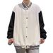 Men's Clothing Cardigan Fashion Brand Jacket Coat Men's Loose Casual Baseball Uniform Simple Versatile Jacket Coat Men_viptrois.com