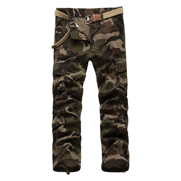 Fashionable Casual Workwear Camouflage Pants Military Loose Multi Pocket Cool Pants_viptrois.com