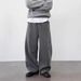 Retro Style Men's Casual Pants - Loose Fit Drop Crotch Joggers With Vintage Cargo Design For Spring & Autumn_viptrois.com