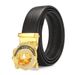 VOTHOST New Business Men's Alloy Automatic Buckle Leather Fashion Versatile Pants Jeans Crocodile Business Men's Belt VB189_viptrois.com