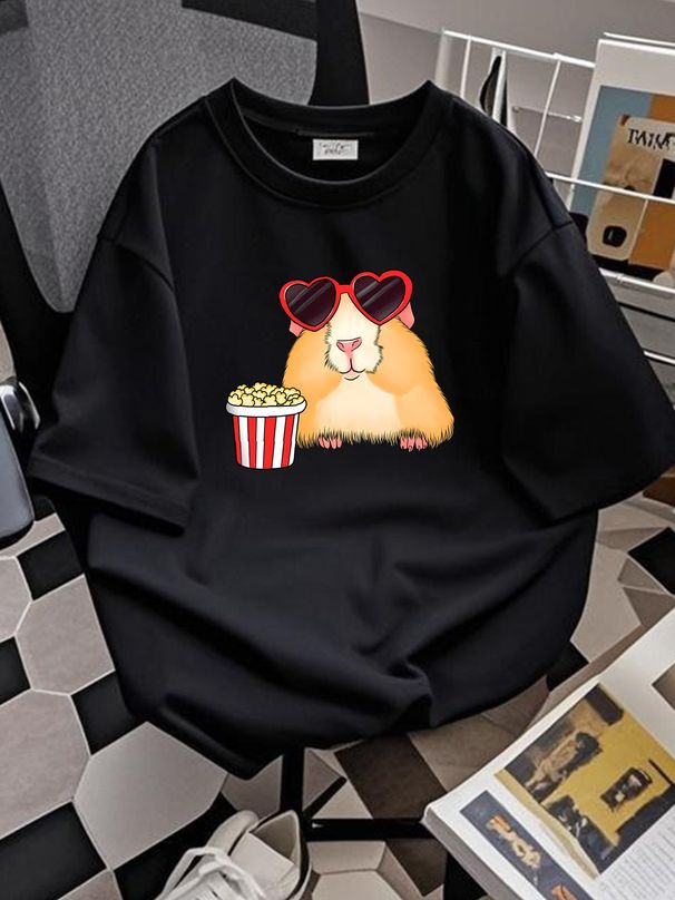 Cute Hamster. Movie Fan. Hamster Lover Drawstring Bags Gym Bag Hot Lightweight Slightly Versatile Soft Casual Stretched Stylish Summer Unisex_viptrois.com