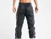 Men's Clothing Button Down Pants, Loose And Fashionable Wide Leg Pants With Side Buttons, Casual And Cuffed Basketball Training Sports Pants_viptrois.com