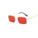 Double Beam Square Metal Sunglasses Trendy All Match Personality Sunglasses For Men And Women_viptrois.com