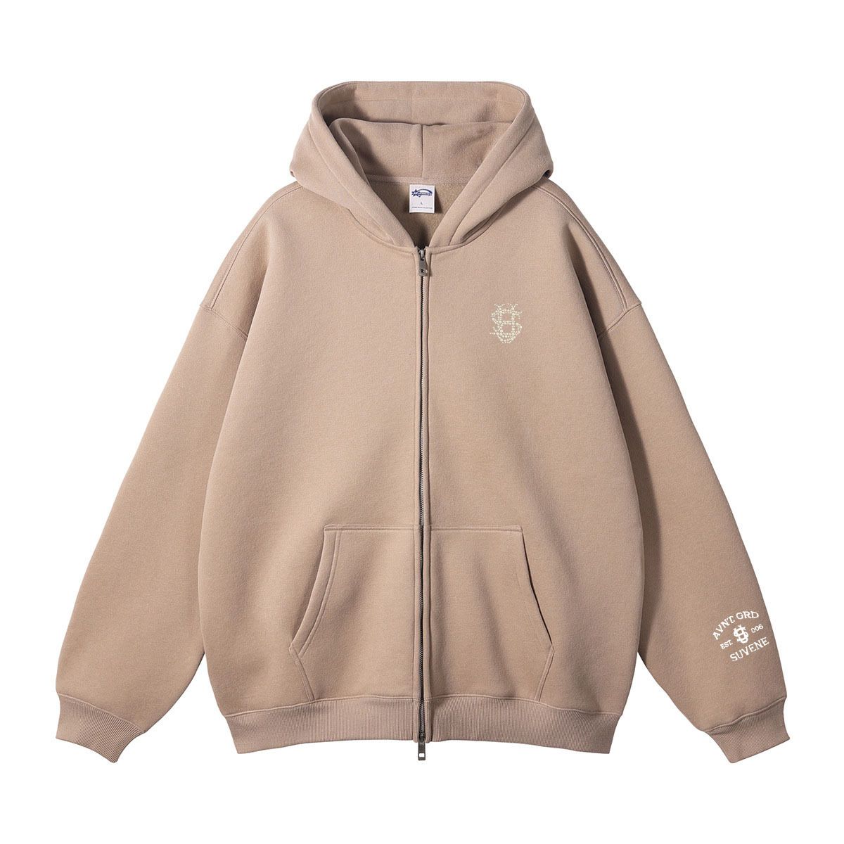Men's Clothing New Fashion Brand Sweater Jacket Y2K Letter Pearl Letter Fashion Brand Shirt_viptrois.com