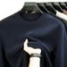 Pure Thickened Double-Sided Long Sleeve Sweatshirt For Men, Autumn And Winter Round Neck Casual Versatile Polar Fleece Warm_viptrois.com