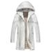 Men's Clothing Men's Mink Coat Hooded Velvet Mink Mid Length Fur Coat Casual Warm Fur European And American Large Size_viptrois.com