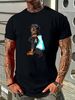Rottweiler I Love Mom Tattoo Unisex T-shirt Homme Slightly Fashion Stretched Soft Designer Clothes Top For Everyday Wear Streetwear Casual Stylish_viptrois.com