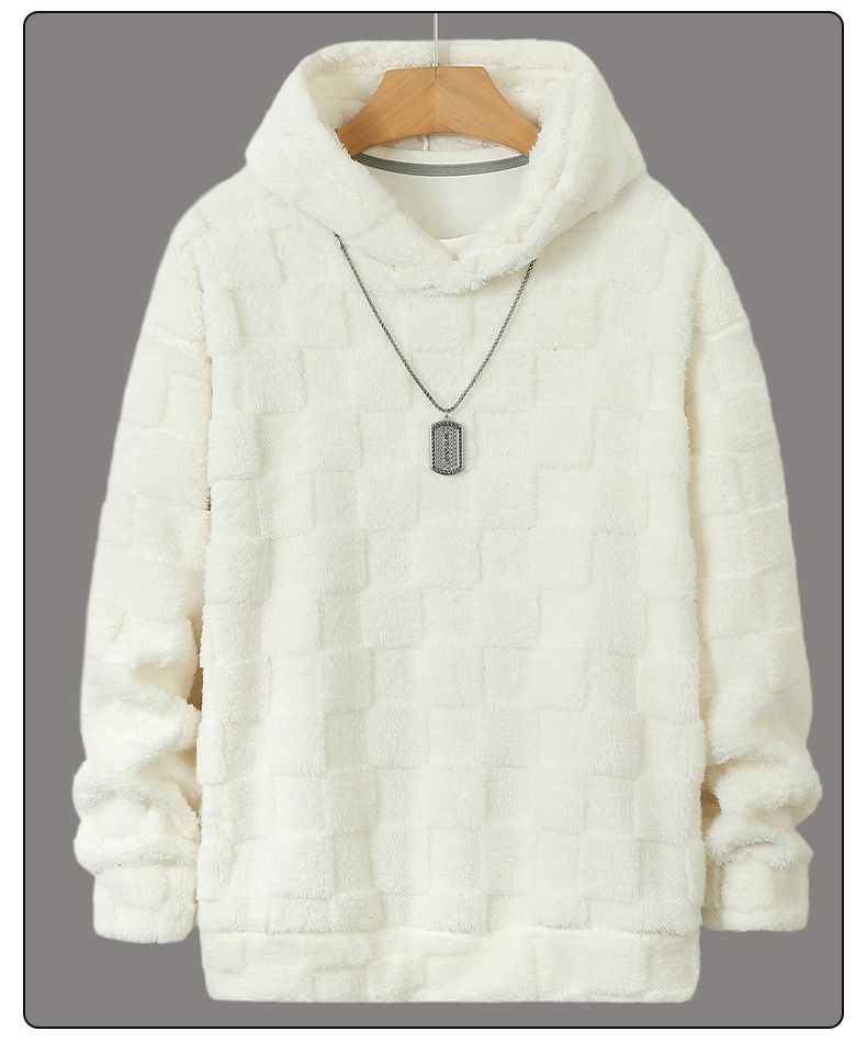Men's Fleece-Lined Hooded Sweatshirt – Winter-Ready Oversized Fit With Custom Logo Option (S-XXXL, 3 Neutral Colors)_viptrois.com