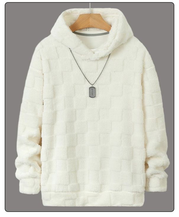 Men's Fleece-Lined Hooded Sweatshirt – Winter-Ready Oversized Fit With Custom Logo Option (S-XXXL, 3 Neutral Colors)_viptrois.com