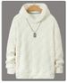 Men's Fleece-Lined Hooded Sweatshirt – Winter-Ready Oversized Fit With Custom Logo Option (S-XXXL, 3 Neutral Colors)_viptrois.com