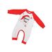 Christmas Santa Claus letter plaid Christmas family dress printed homewear sleep_viptrois.com