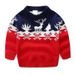 Soft Cartoon Knit Sweater For Kids - Unisex Winter Pullover With Fun Prints (100-140cm)_viptrois.com