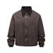 Men's Clothing high street ins same style trendy jackets thickened cotton washed jackets_viptrois.com