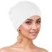 Muslim Headscarf Hat Women's Bottom Hat Adult Hat Solid Color Pullover Hat_viptrois.com