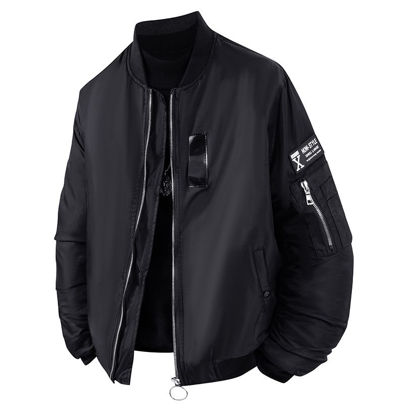 Men's Casual Jacket Vintage Air Force MA1 Pilot Jacket Spring And Autumn Casual Military Baseball Jacket_viptrois.com