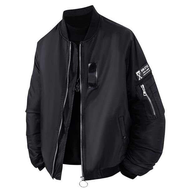 Men's Casual Jacket Vintage Air Force MA1 Pilot Jacket Spring And Autumn Casual Military Baseball Jacket_viptrois.com