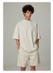 Men's Wear |2025 Trendy Brand Small High-neck 230G Pure Cotton Short-sleeved T-shirt For Men_viptrois.com