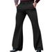 Men's Clothing Youth Formal Business Solid Color Elastic Slim Fit Flared Suit Pants_viptrois.com