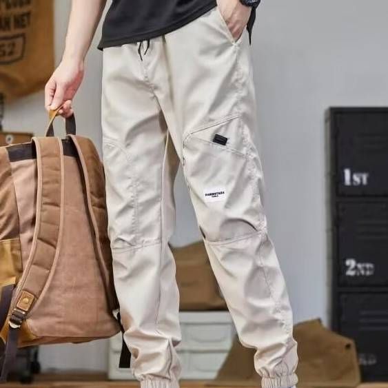 Men's Clothing Spring And Autumn New Loose Casual Sports Pants Retro Cuffs Men's Harem Pants_viptrois.com