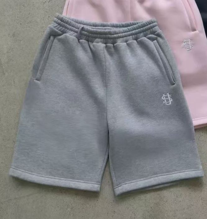 Men's Clothing Retro Y2k Street Trend Hip-hop Casual Elastic Waist Loose Solid Color Sports Casual Shorts_viptrois.com
