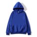 Men's Pullover Hoodie Casual Loose Sports Hooded Long Sleeve Solid Color Shirt_viptrois.com