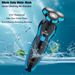 Shavers For Men Electric Razor Wet/Dry Rechargeable Rotary Cordless USB Charging_viptrois.com