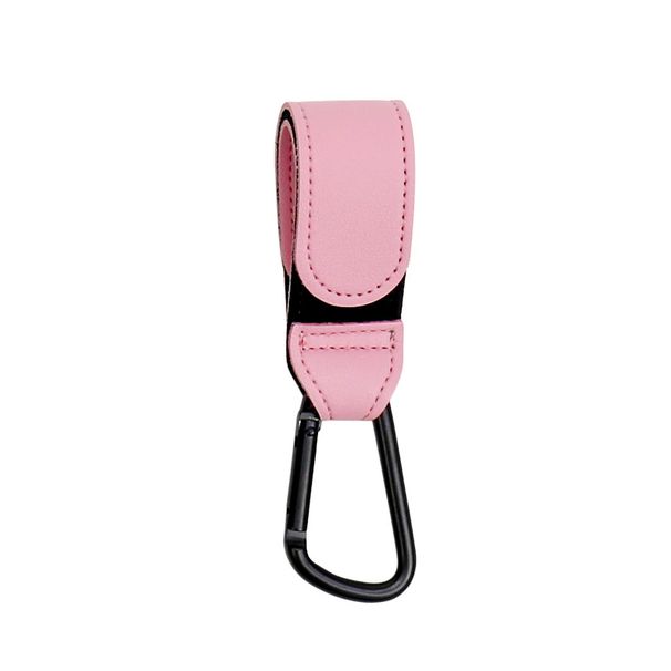 1/2pcs Baby Stroller Hook PU Leather Cart Organizer Diaper Bag Hanger Climbing Buckle Velcro Hook Child Pram Accessories_viptrois.com