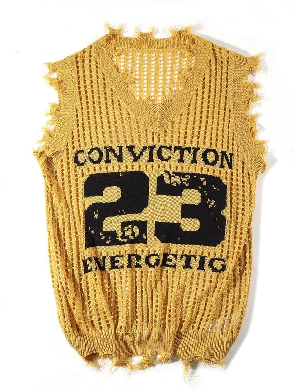 New Arrival! Vintage Men's Mesh Knit Vest Distressed Hollow Out Sleeveless Top Streetwear Hip Hop Ice-Silk Tank Top Retro Graphic Summer Sweater_viptrois.com