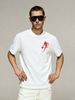 Summer New Short-sleeved T-shirt, Men's Basketball Player Silhouette Creative Printing Half-sleeved Youth Trend Versatile Casual Loose Base_viptrois.com
