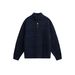 Mixed Color Dot Button Half Turtleneck Knit American Style Lazy Pullover Men's Couple Sweatshirt Sweater_viptrois.com