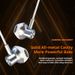 With Sound Card For Live Broadcast Karaoke Earphones Type-C In-ear Headphones With HD Mics Surround Sound Headsets For Samsung_viptrois.com