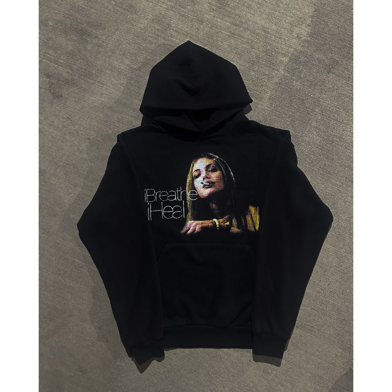 Retro Y2K Pullover Hoodie – Dark Gothic Streetwear With 3D Print, Oversized Unisex Fit For Urban Fashion"_viptrois.com