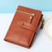 Men's Wallet Ladies Purse Female Short High Sense Small Bag Pu Leather Multifunctional Folding Coin Purse Bag_viptrois.com