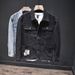 Men's Clothing Slim Fit Washed Workwear Jacket Long Sleeves Denim Japanese Streetwear Brand Pocket Retro Street Style Suit_viptrois.com