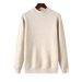 Pulse Cross-Border Foreign Trade Half Turtleneck Sweater 2025 Autumn Winter New Solid Color Pullover Base Knitwear Men's_viptrois.com