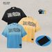 Men's Clothing Trend Cut Washed Monkey Short Sleeves Men's And Women's Tops High Street Style Short Sleeve Couple T_viptrois.com