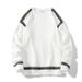 2026 Fashion Pullovers Outerwear Men Round Collar Striped Long Sleeve Casual Loose Sweatshirts_viptrois.com