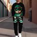 Men's 3D Digital Print Hoodie & Jogger Set – Trendy Streetwear Pullover With Matching Pants, Relaxed Fit Casual Outfit_viptrois.com
