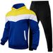Men's Autumn Winter Hoodie & Sweatpants Set - Lightweight Cotton-Polyester Sportswear For Casual & Streetwear_viptrois.com